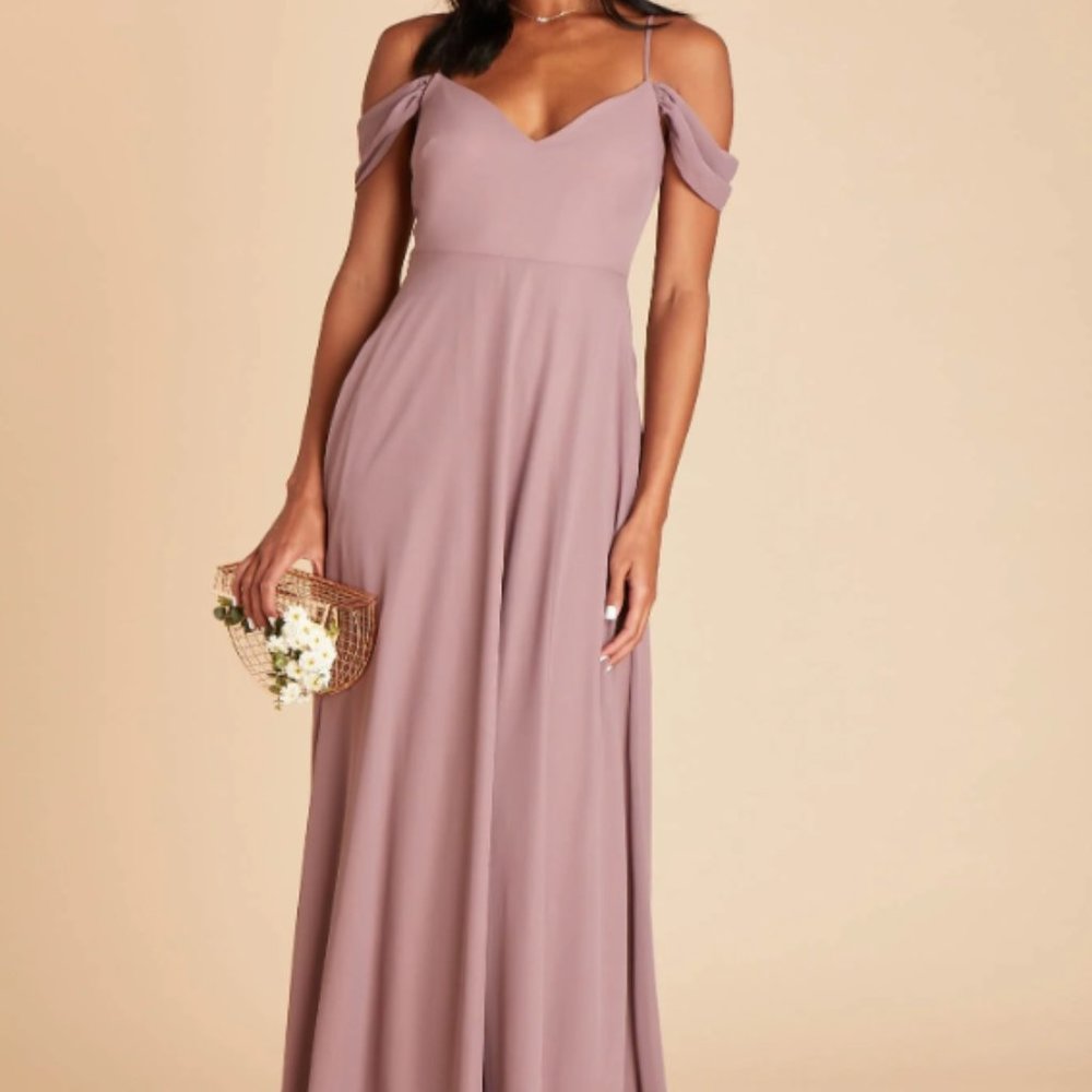 Birdy Grey Devin Bridesmaid Dress Dark Mauve Size S